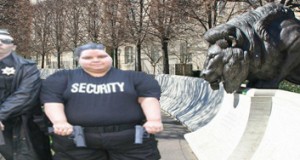 Rent-a-cops at the Law Enforcement Memorial