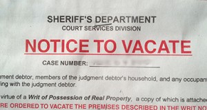 eviction notice